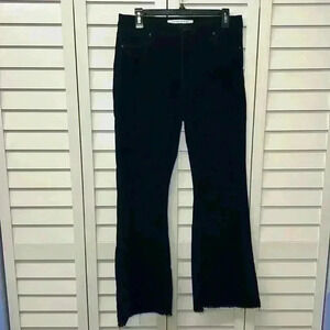 Celebrity Pink High Rise Flare Stretch Corduroy Pants Size 11/30 Black